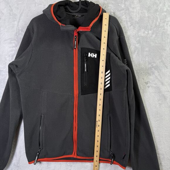 Helly Hansen Fleece Jacket Women's Large**(see measurements, missing tag) Grey - Picture 7 of 16